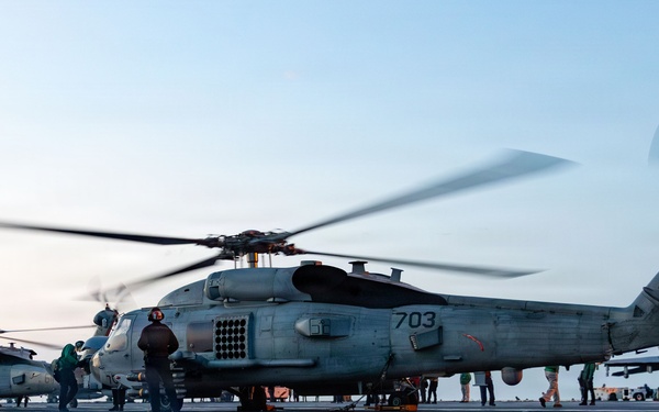 George Washington Conducts Flight Operations
