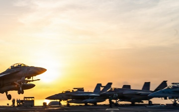 George Washington Conducts Flight Operations