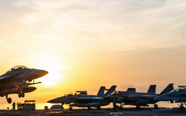 George Washington Conducts Flight Operations
