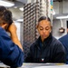 USS Benfold Sailors take the Rating-Knowledge Exam at Sea