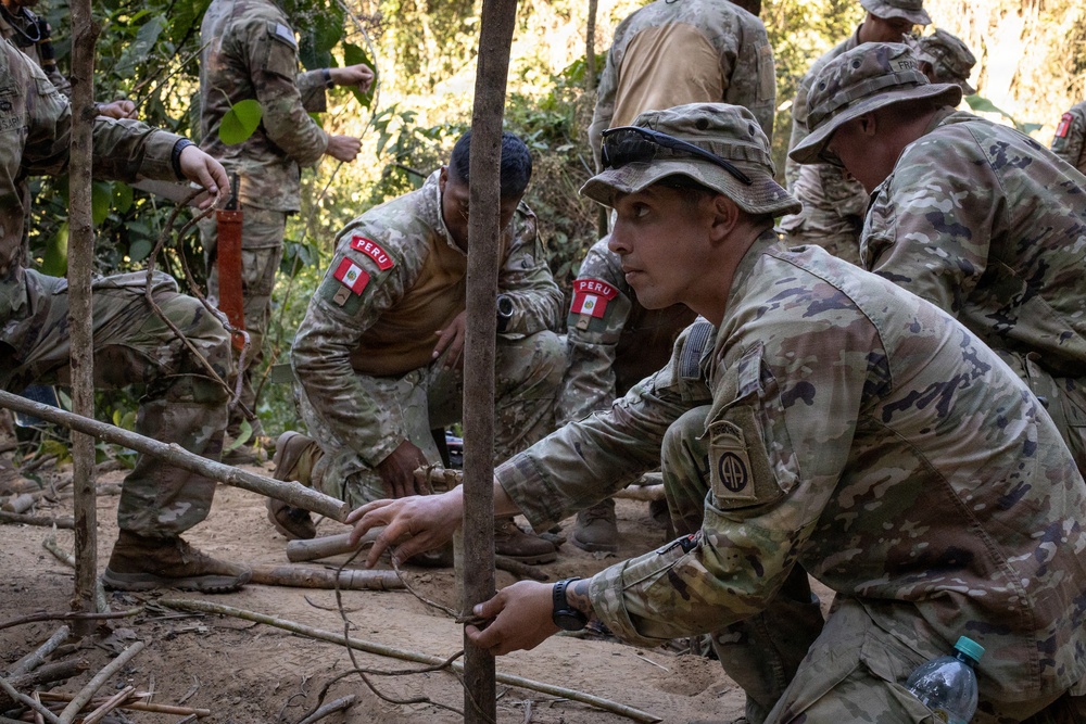Soldiers Train On Primitive Cooking in the Amazon During SV26