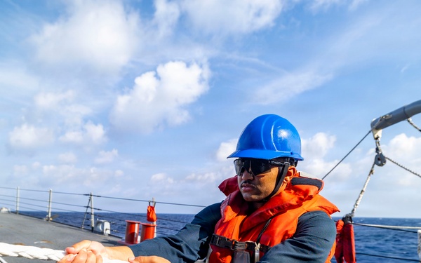USS Benfold Completes a Replenishment-at-Sea with HMAS Supply