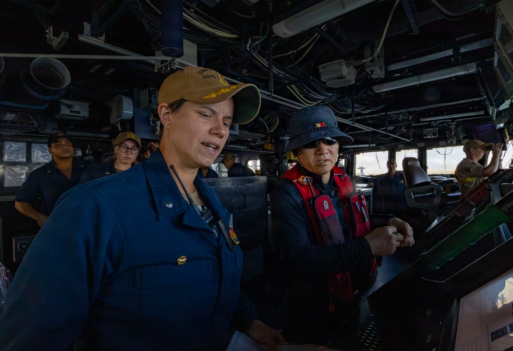 USS Benfold Makes a Port Call in Busan