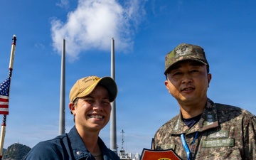 USS Benfold Makes a Port Call in Busan