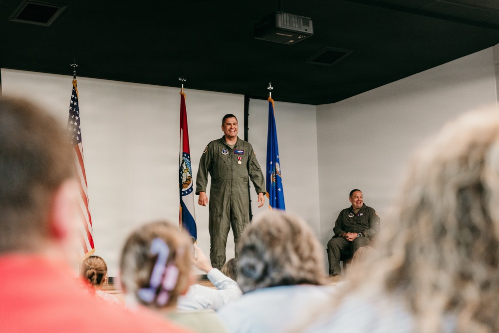 Lt. Col. Aron Pena retires from the Missouri Air National Guard
