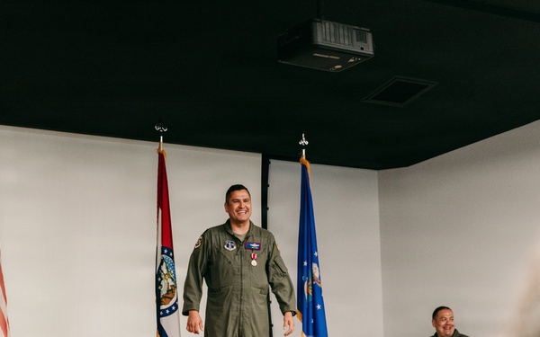 Lt. Col. Aron Pena retires from the Missouri Air National Guard