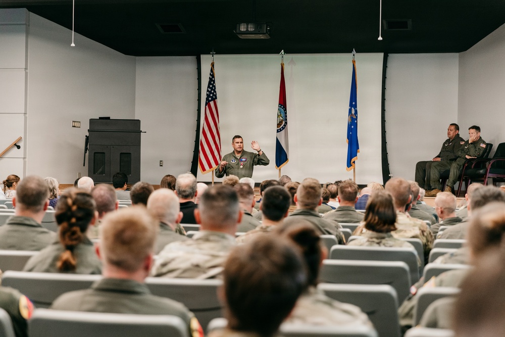 Lt. Col. Aron Pena retires from the Missouri Air National Guard