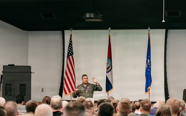 Lt. Col. Aron Pena retires from the Missouri Air National Guard