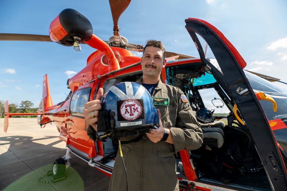 Coast Guard aviation takes flight over Kyle Field