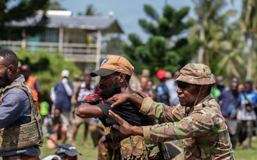 Wisconsin National Guard trains Papua New Guinea Defence Force, local civilians on disaster relief