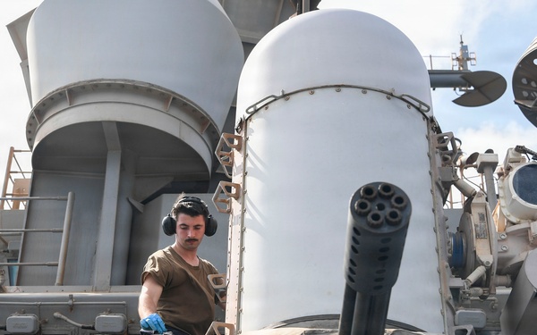 U.S. Sailors Conduct Routine Operations Aboard Boxer