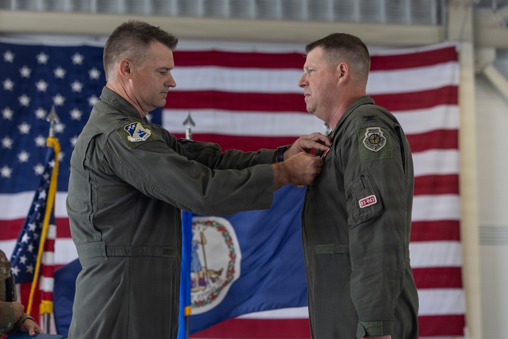192nd OG Change of Command
