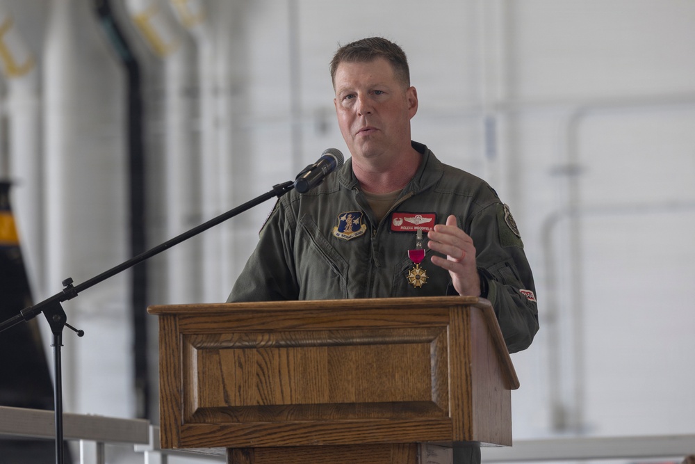 192nd OG Change of Command