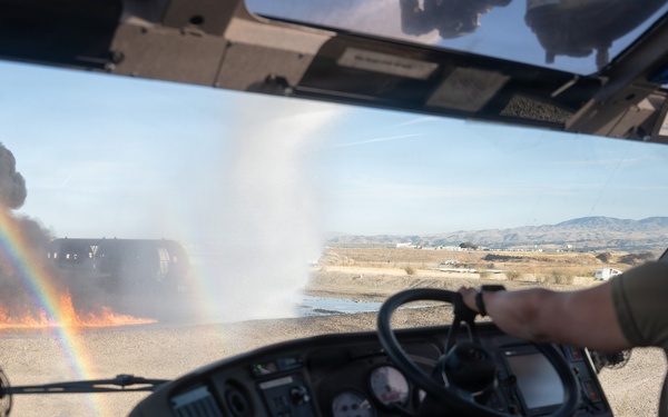 Gowen Field firefighters sharpen aircraft emergency response skills