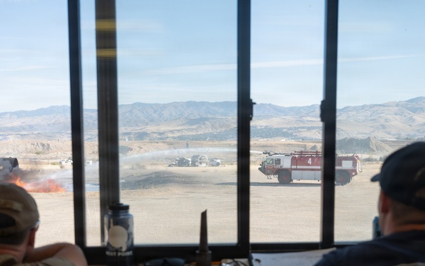 Gowen Field firefighters sharpen aircraft emergency response skills
