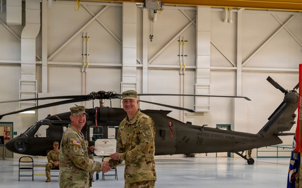 1-112th Aviation Regiment Conducts Change of Command