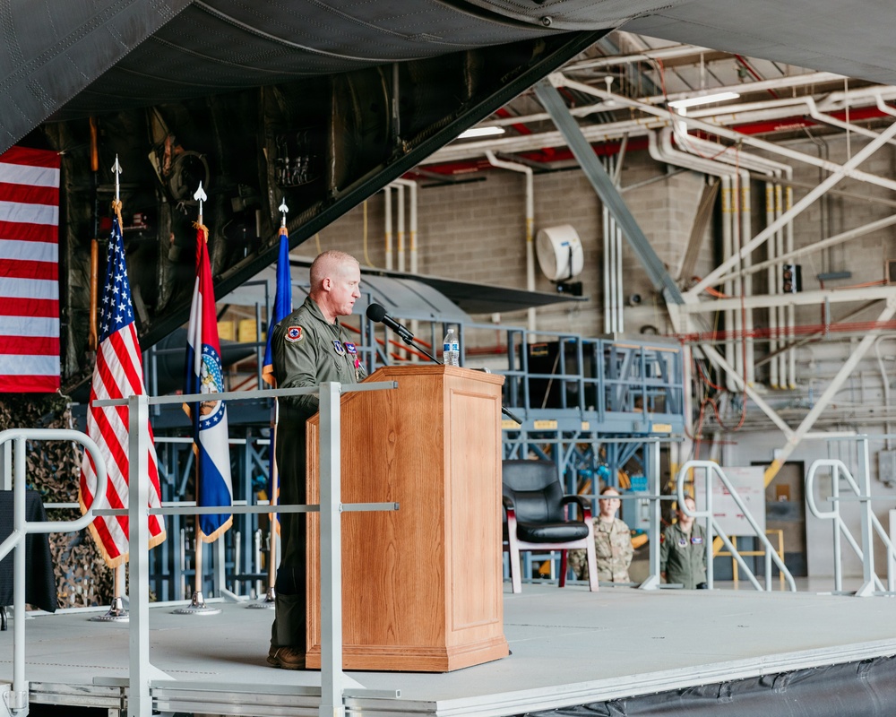 Col. Barrett Golden retires from the Missouri Air National Guard