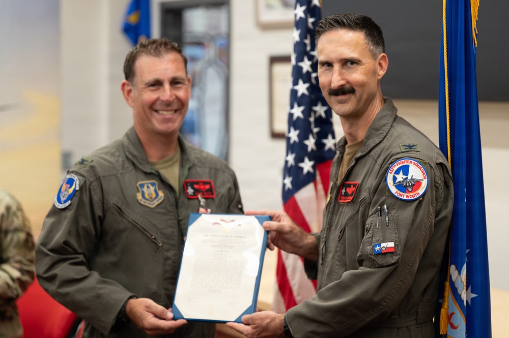 301st Operations Support Squadron Change of Command