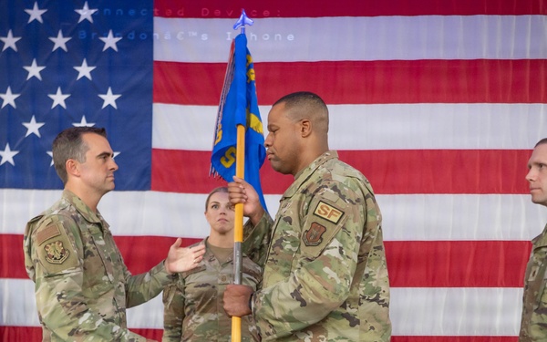 Greene relinquishes command as Barquet takes helm of 944th SFS