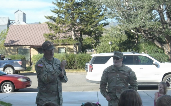Montana National Guard Delivered 3Rs Explosives Safety Training to Townsend First Graders