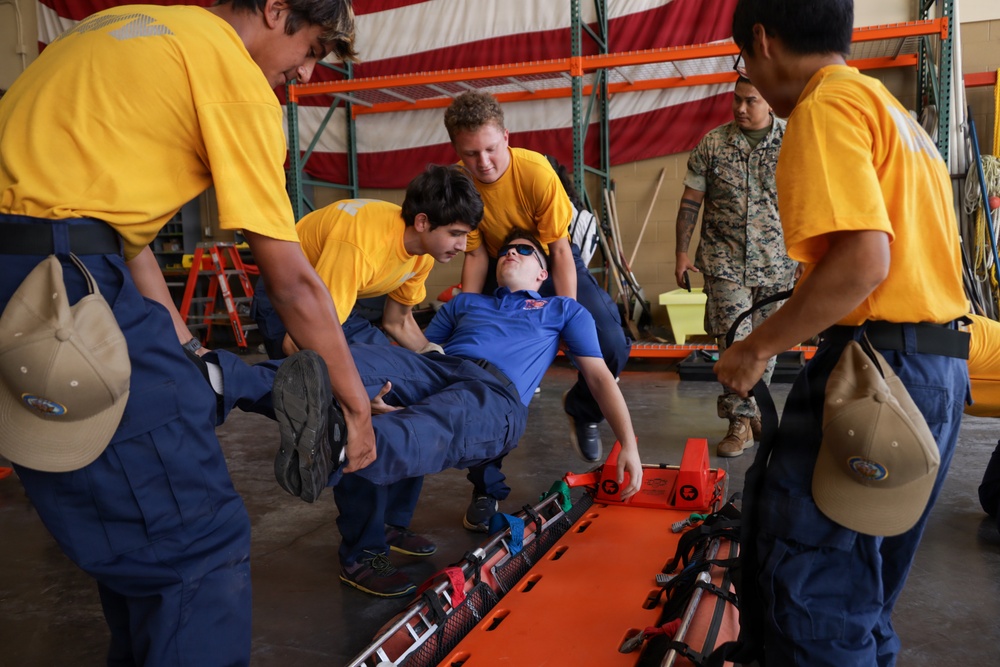 A Unique Look: Kalaheo High School Naval JROTC Cadets Tour MCBH