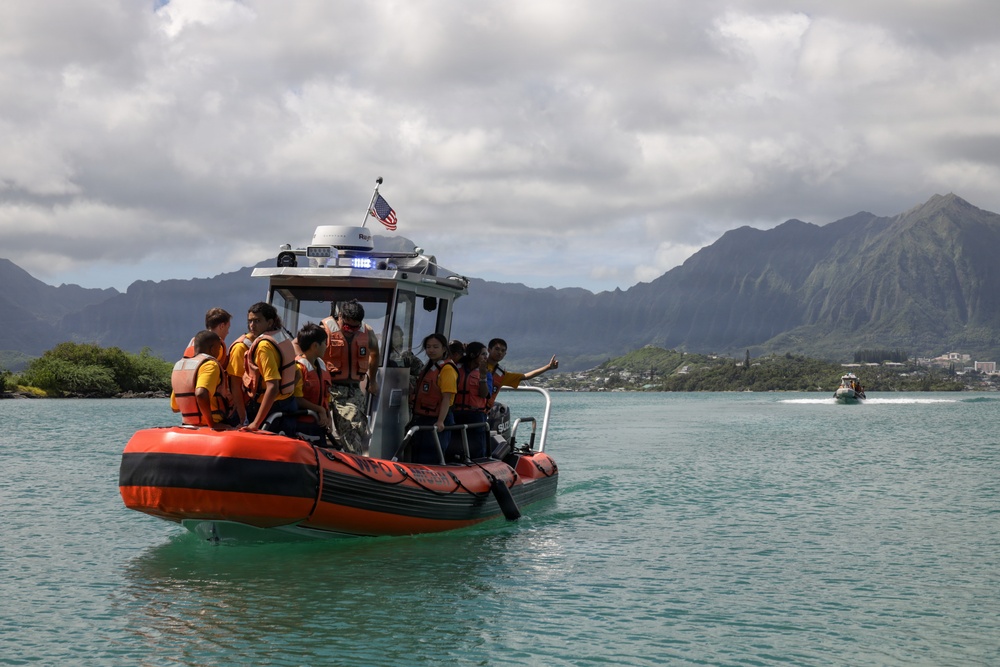 A Unique Look: Kalaheo High School Naval JROTC Cadets Tour MCBH