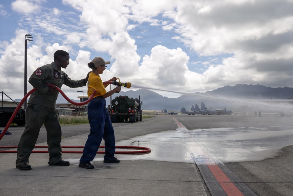 A Unique Look: Kalaheo High School Naval JROTC Cadets Tour MCBH