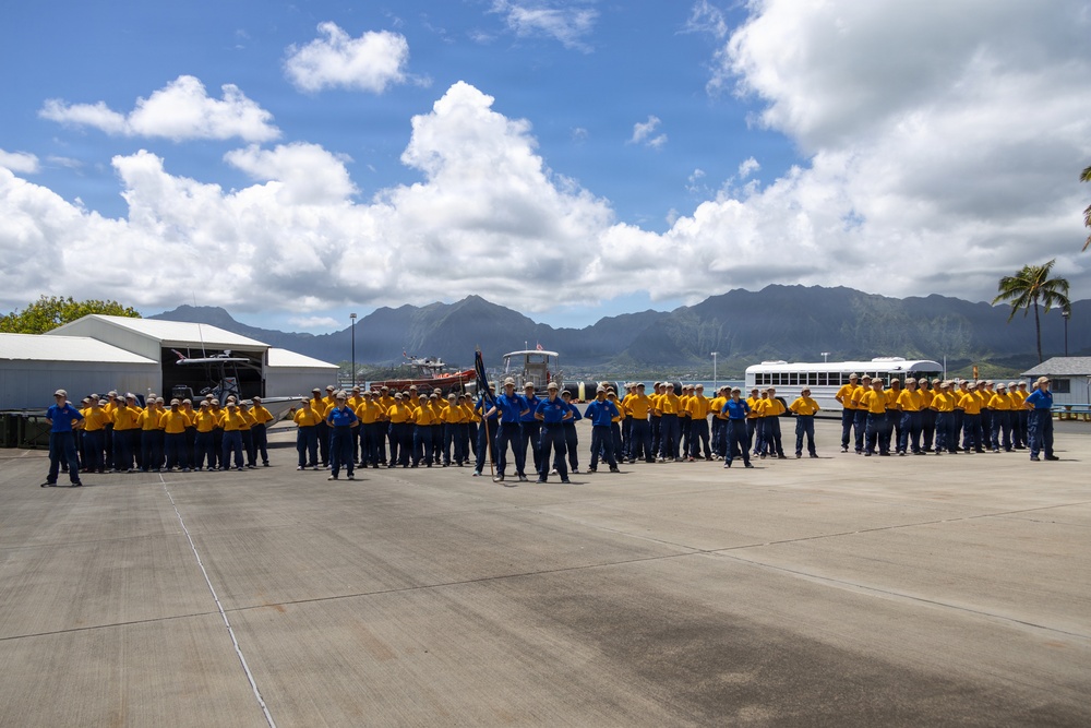 A Unique Look: Kalaheo High School Naval JROTC Cadets Tour MCBH
