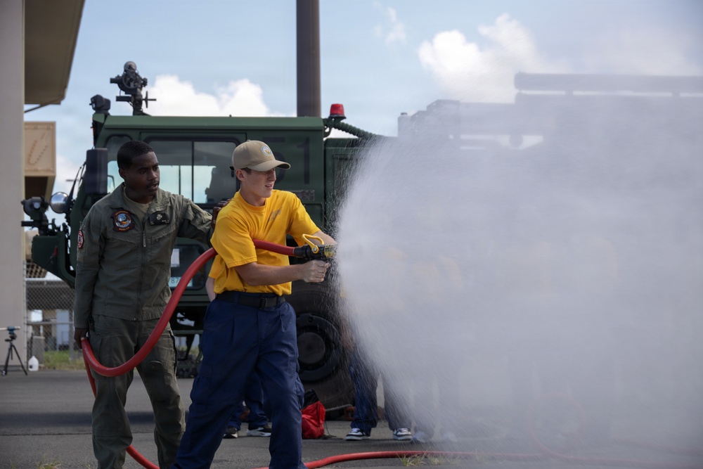 A Unique Look: Kalaheo High School Naval JROTC Cadets Tour MCBH