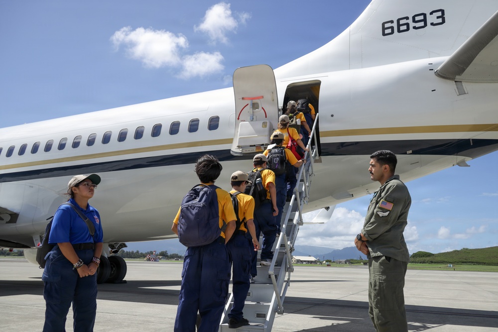 A Unique Look: Kalaheo High School Naval JROTC Cadets Tour MCBH