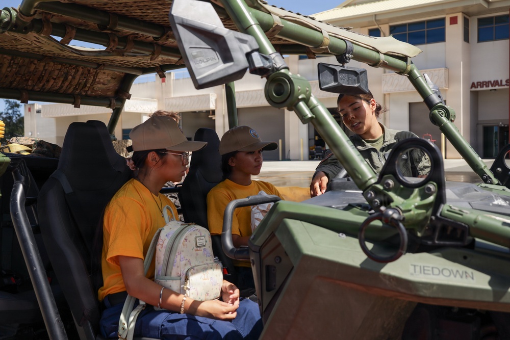A Unique Look: Kalaheo High School Naval JROTC Cadets Tour MCBH