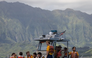A Unique Look: Kalaheo High School Naval JROTC Cadets Tour MCBH