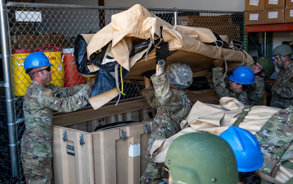 302nd Aeromedical Staging Squadron Conducts TCCC Training Event