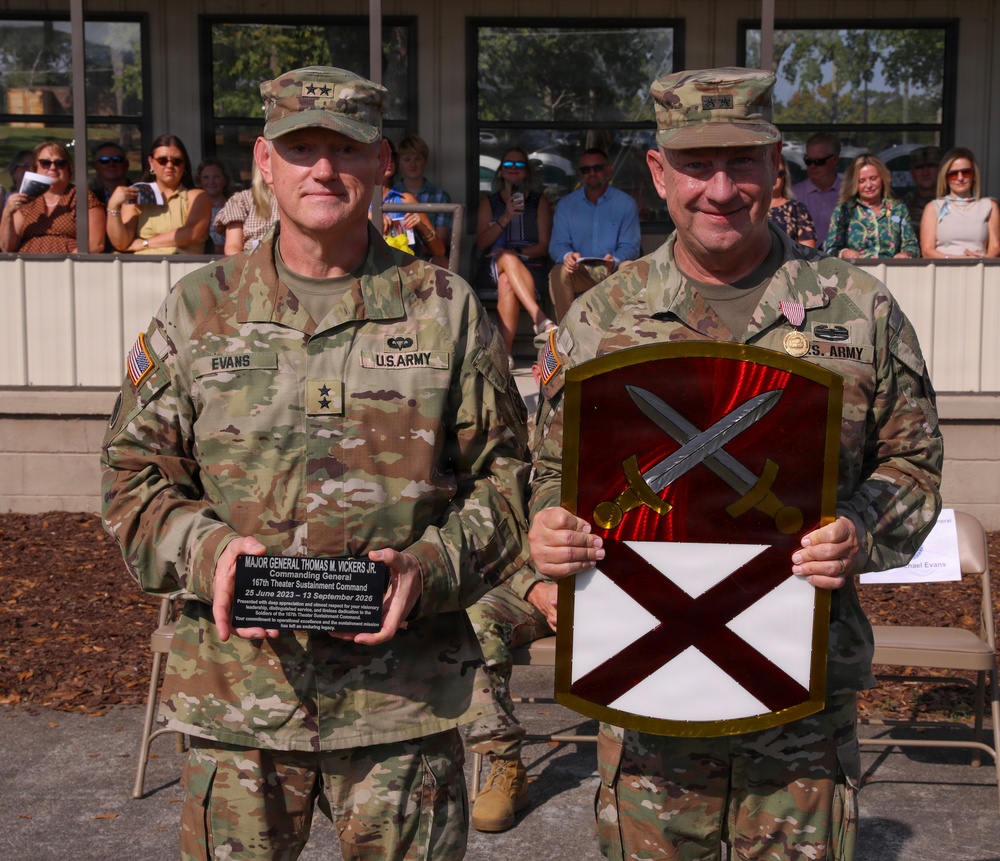 Evans promoted to major general, assumes command of 167th Theater Sustainment Command