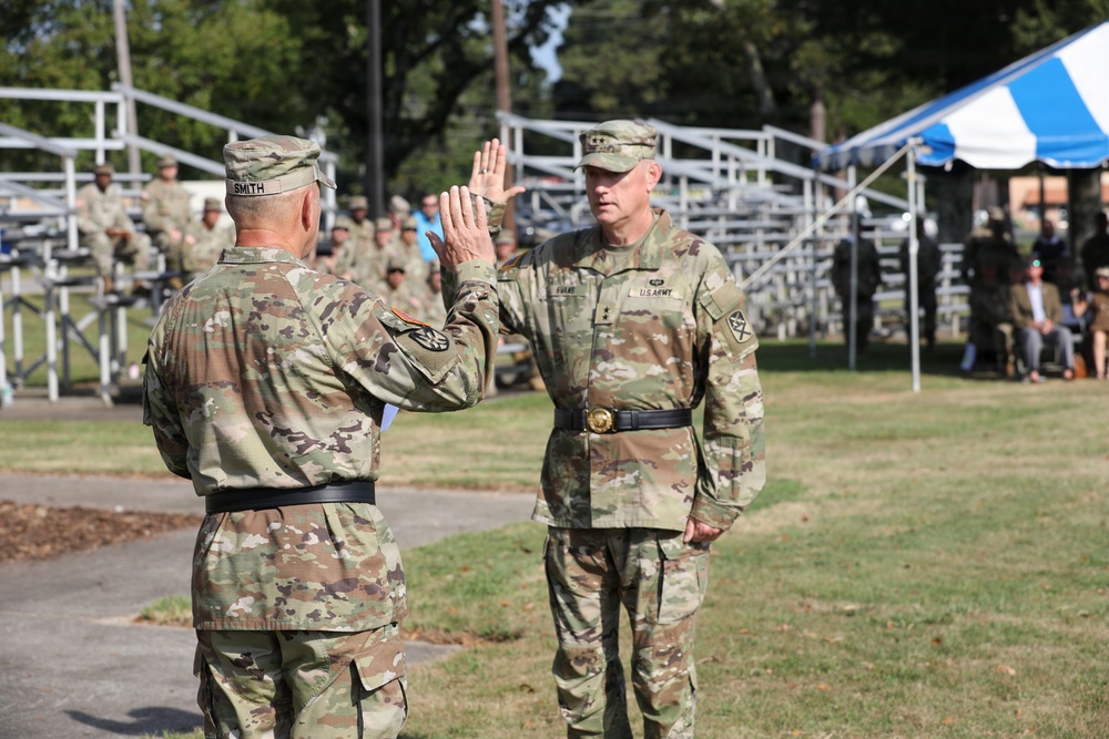 Evans promoted to major general, assumes command of 167th Theater Sustainment Command