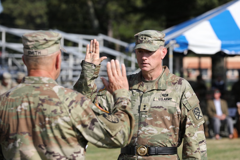 Evans promoted to major general, assumes command of 167th Theater Sustainment Command