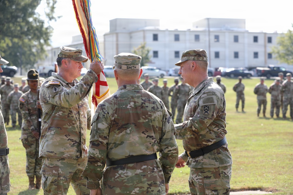 Evans promoted to major general, assumes command of 167th Theater Sustainment Command