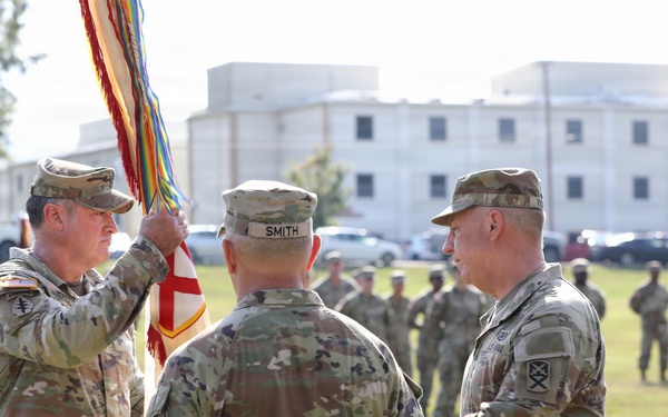 Evans promoted to major general, assumes command of 167th Theater Sustainment Command