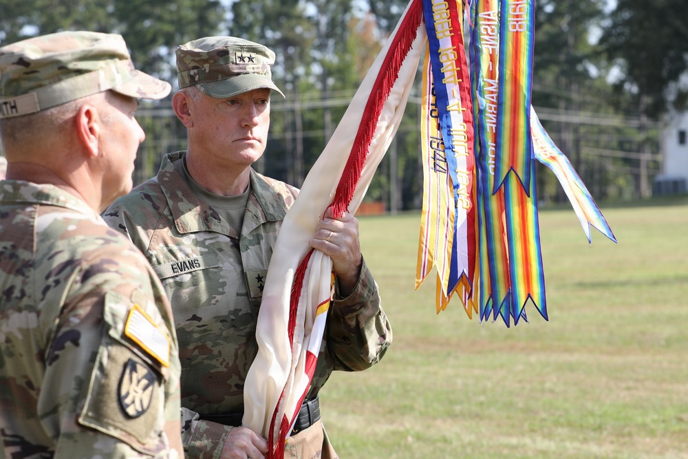 Evans promoted to major general, assumes command of 167th Theater Sustainment Command