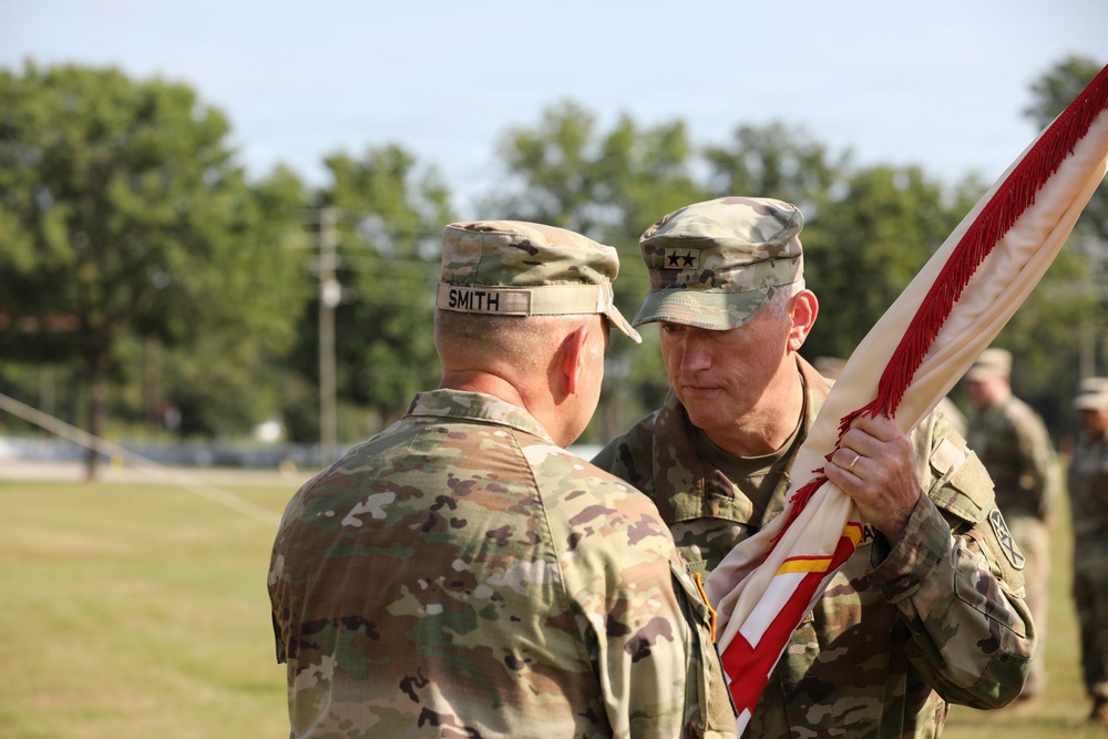 Evans promoted to major general, assumes command of 167th Theater Sustainment Command