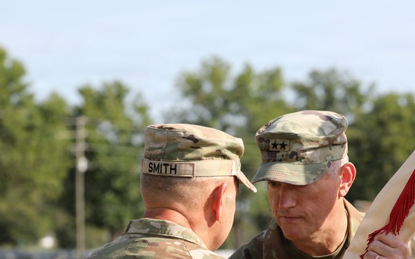 Evans promoted to major general, assumes command of 167th Theater Sustainment Command