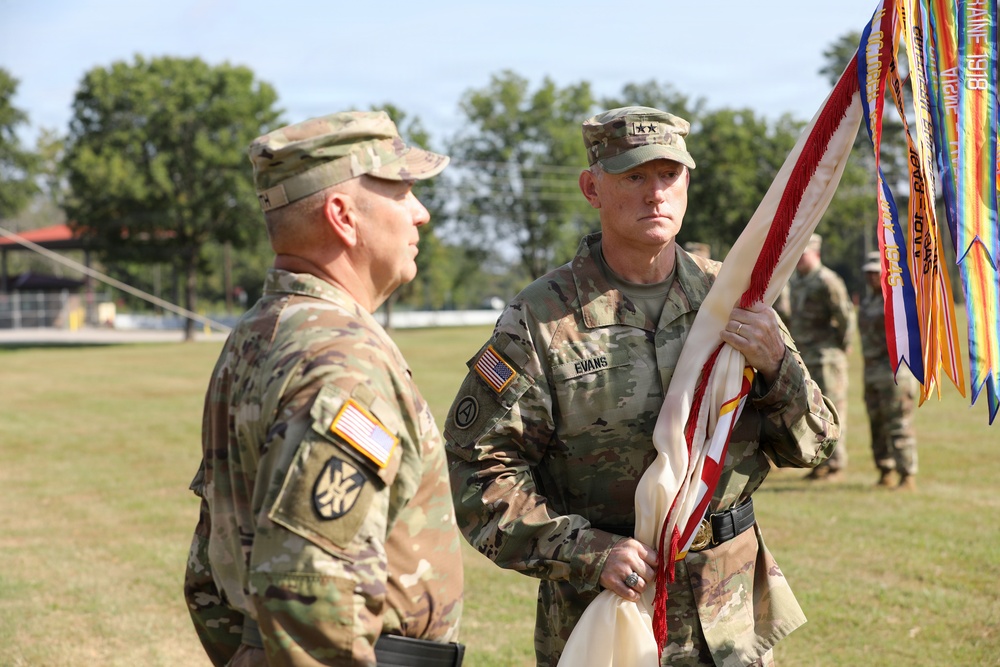 Evans promoted to major general, assumes command of 167th Theater Sustainment Command