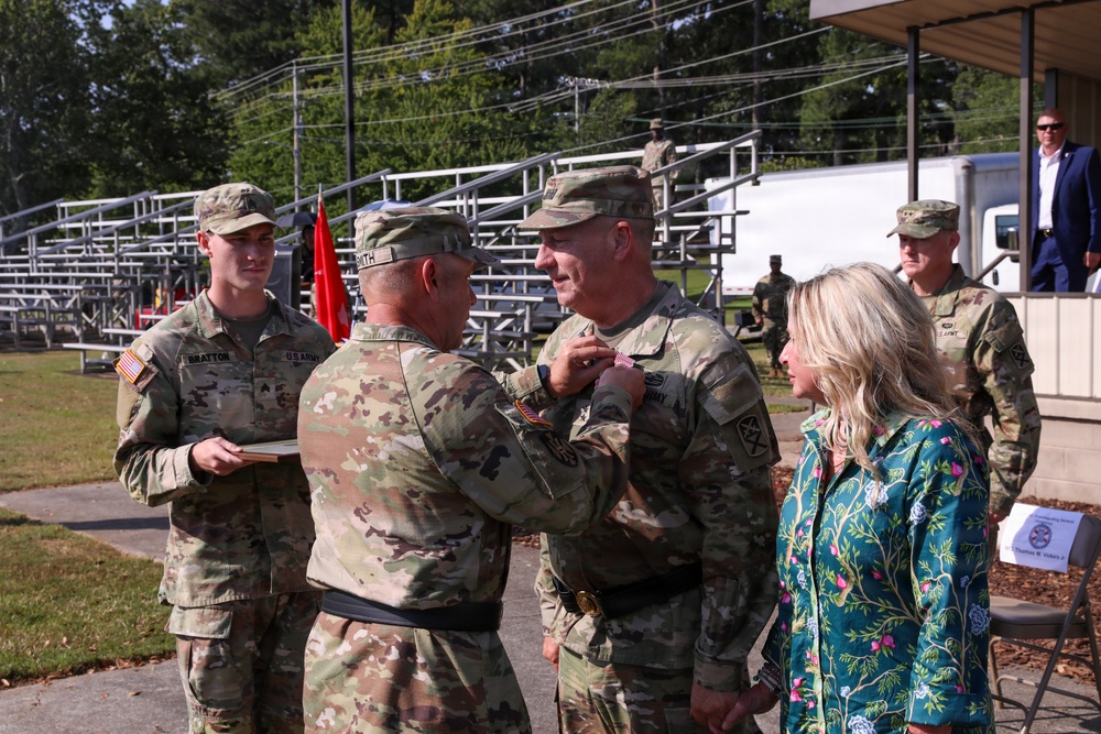 Evans promoted to major general, assumes command of 167th Theater Sustainment Command