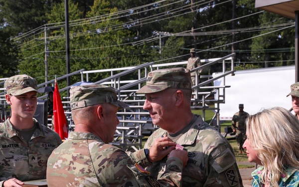 Evans promoted to major general, assumes command of 167th Theater Sustainment Command