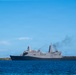 USS San Diego (LPD 22) departs Naval Base Guam