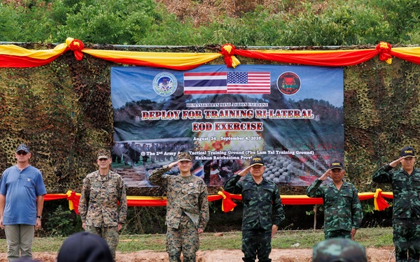 U.S. Marines and Thailand Mine Action Center participate in Deployed for Training Bilateral EOD Exercise