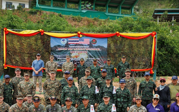 U.S. Marines and Thailand Mine Action Center participate in Deployed for Training Bilateral EOD Exercise