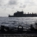 USS Mustin conducts vertical replenishment-at-sea with USNS Cesar Chavez