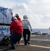 USS Mustin conducts vertical replenishment-at-sea with USNS Cesar Chavez