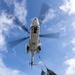 USS Mustin conducts vertical replenishment-at-sea with USNS Cesar Chavez